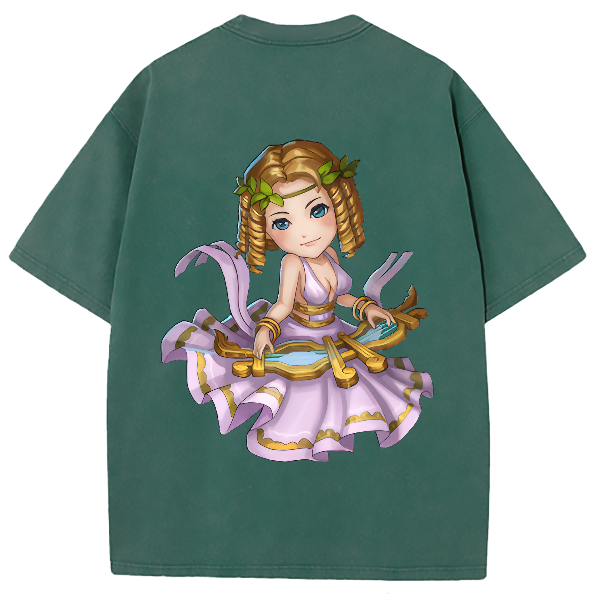 （画像用） リーグ・オブ・レジェンド League of Legends LOL 綿100% ヴィンテージ風 半袖Tシャツ（背面プリント）